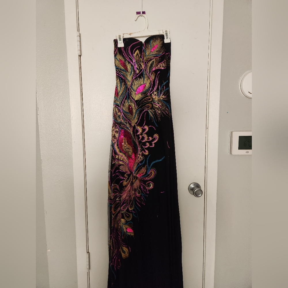 Peacock dress
